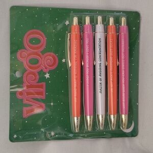 ♍Set of 5 Virgo Themed Pens
